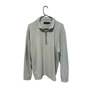 Vineyard Vines Men's 1/4 Zip Green Pullover | Size L